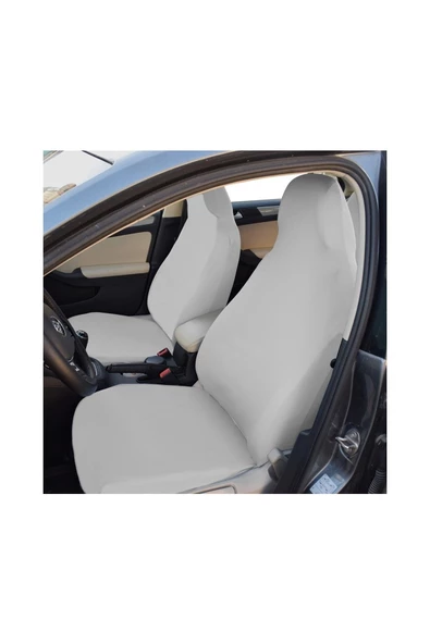 Adıfeks Oto Koltuk Servis Kılıfı Beyaz Likralı Esnek Tüm Araç Modellerine Uygun Universal