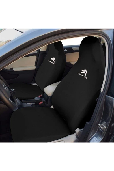 Adıfeks Citroen Uyumlu Oto Koltuk Kılıfı Siyah Servis Kılıfı Pratik Ön Arka Set