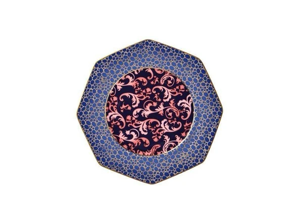 LAMEDORE TEA DELİGHT 17 CM PASTA TABAĞI OPERA RED BLOOMİNG BAROQUE 1 ADET ürün görseli