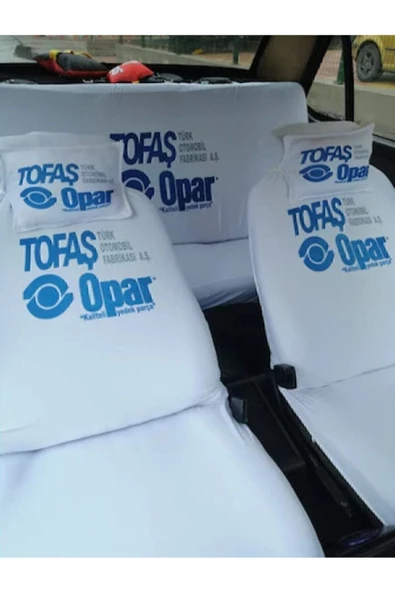 OPAR Tofaş Uyumlu Beyaz Servis Kılıfı