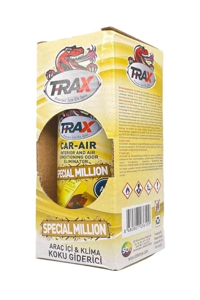 TRAX T-rax Specıal Mıllıon Koku Bombası Araç Içi Ve Klima Koku Giderici - 3