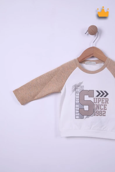 Babyhola 6-24 Ay Never Give Up Erkek Bebek Çocuk Eşofman 12037 - 8