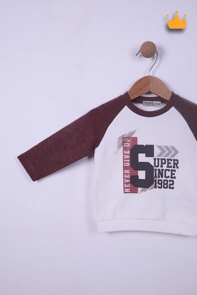 Babyhola 6-24 Ay Never Give Up Erkek Bebek Çocuk Eşofman 12037 - 7