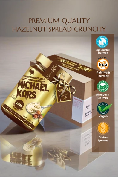 Love Michael Kors Praline Dı Cioccolato Al Latte Praline Assortite  Krokan Fındık Ezmesi 330gx2 - 6