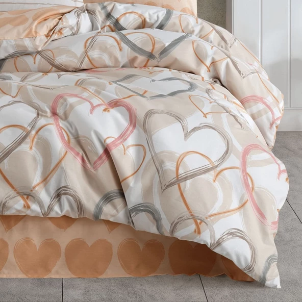 Hobby Diana Kahve - Poplin Studio Tek Kişilik Nevresim Takımı - 3