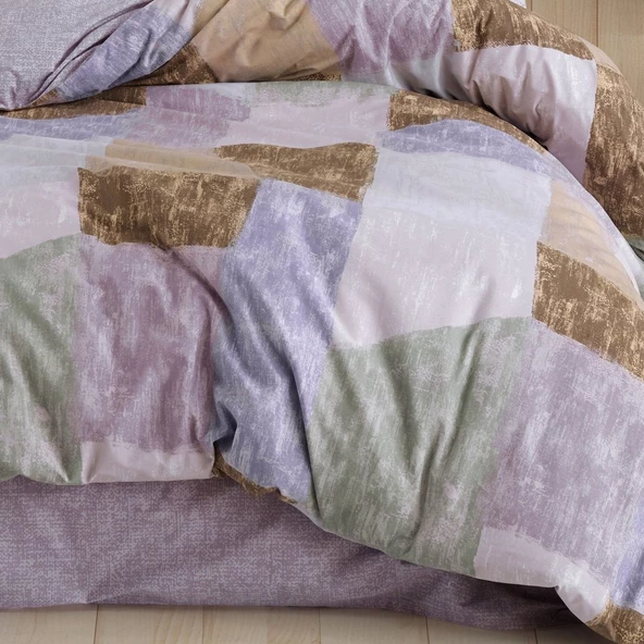 Hobby Bermuda Lila - Poplin Studio Tek Kişilik Nevresim Takımı - 3