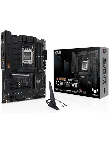 Gamıng A620-Pro Wıfı Amd A620 Am5 Ddr5 6400 Dp Hdmı Çift M2 Usb3.2 Ax Wifi + Bt Aura Rgb 2.5Gbit