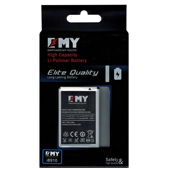 Samsung Omnia i8910 Uyumlu EMY Batarya - Resim 3