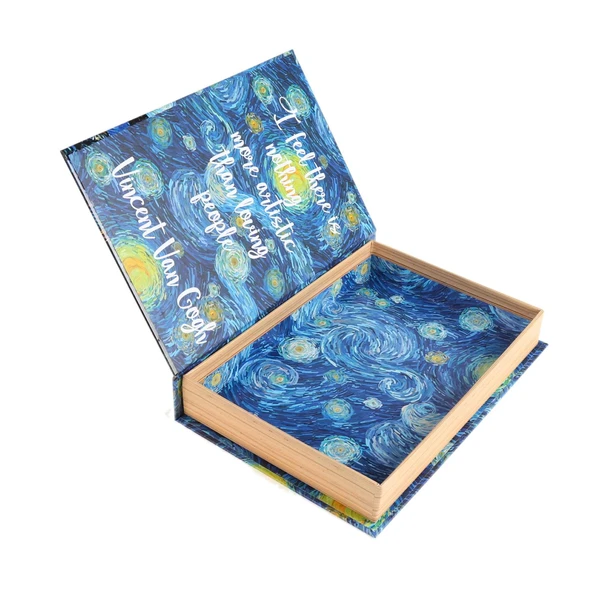VAN GOGH YILDIZLI GECE TASARIMLI KİTAP KUTU - 2