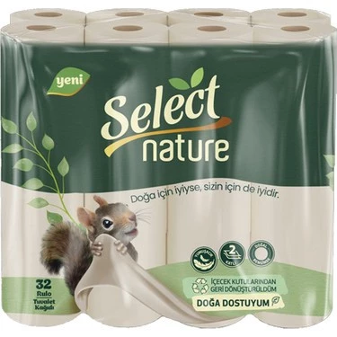 SELECT NATURE 32 Lİ TUVALET KAĞIDI