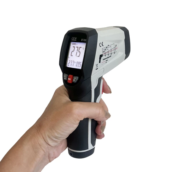 CEM DT-836 Infrared Kızılötesi Termometre -50 +1000 Dairesel Lazerli - 4