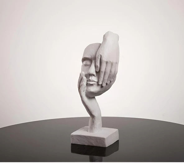 soyut yüz biblo - 2