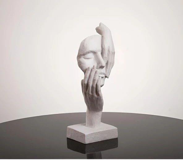 soyut yüz biblo - 3