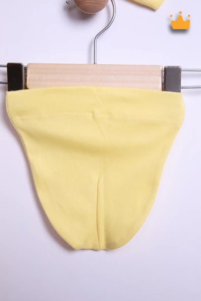 Babyhola %100 Pamuk Önden Düğmeli İnterlok Tulum Bere Takım 351 - 7