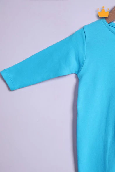 Babyhola %100 Pamuk Önden Düğmeli İnterlok Tulum Bere Takım 351 - 6