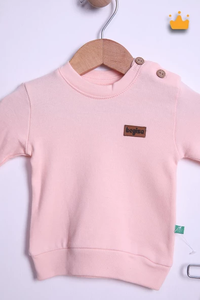 Begi %100 Pamuk Düğmeli Sweat Pantolon Takım 23631 - 11