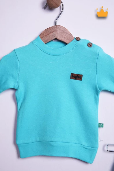 Begi %100 Pamuk Düğmeli Sweat Pantolon Takım 23631 - 9