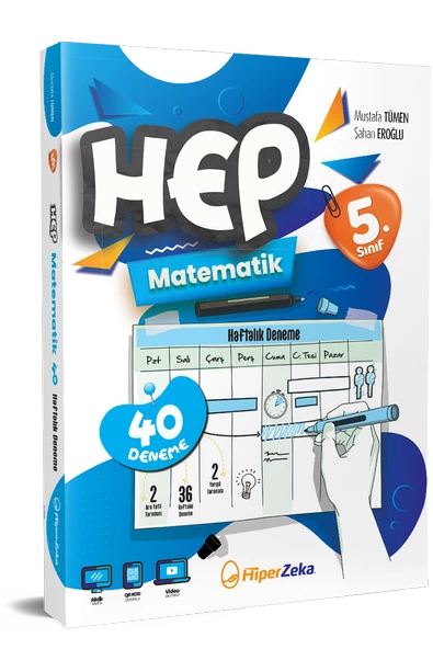 5. Sınıf Haftalık HEP Matematik 40 Deneme