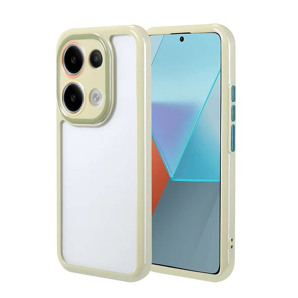 Xiaomi Redmi Note 13 Pro 4G Kılıf Kamera Korumalı Renkli Kenar ve Çerçeve Tasarımlı Zore Vitamin Kapak - 2