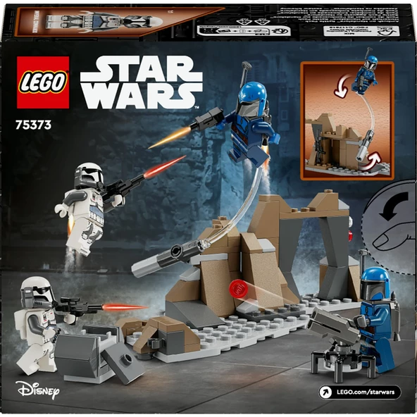 Lego Star Wars: The Mandalorian Mandalore Pususu Savaş Paketi 75373 - 4