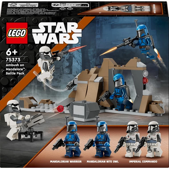 Lego Star Wars: The Mandalorian Mandalore Pususu Savaş Paketi 75373 - 3