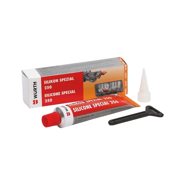 Würth Silikon Sıvı Conta Kırmızı 250 c - 70ml - 2