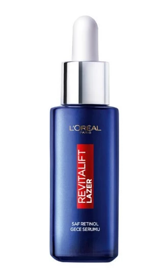 LOREAL PARİS YÜZ BAKIM SERUMU & REVİTALİFT LASER SAF RETİNOL GECE SERUMU 30ML - 1