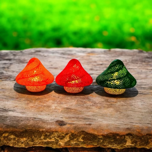 MUMLUK,MANTAR ŞEKLİNDE MUMLUK