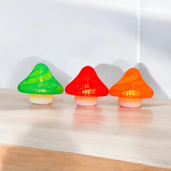 MUMLUK,MANTAR ŞEKLİNDE MUMLUK - 2