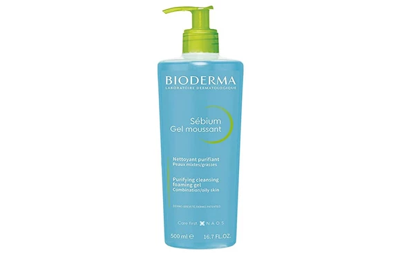 Bioderma Sebium Foaming Gel 500 ml Karma ve Yağlı Ciltler Temizleme Jeli