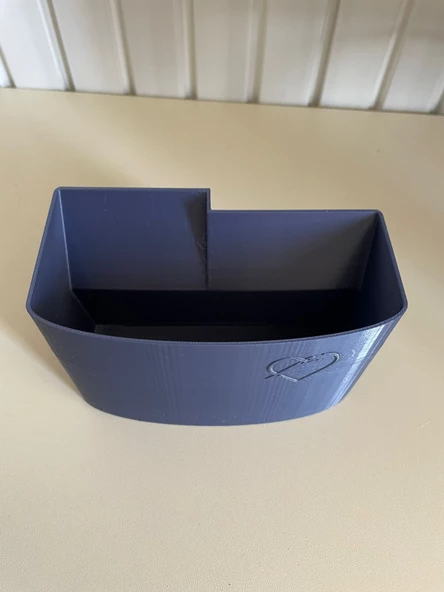 Singer Overlok Makinesi S0235 - S0230 Için Çöp Kutusu Atık Fire Kabı Mavi - 5