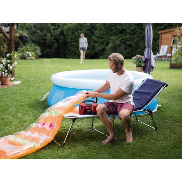 Einhell PRESSITO Hibrit Çok Fonksiyonlu Kompresör 18V 2.5AH + 220V Elektrikli, - 2