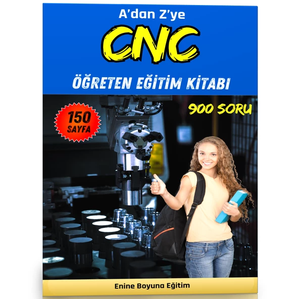 CNC Öğreten Eğitim Kitabı ürün görseli 1