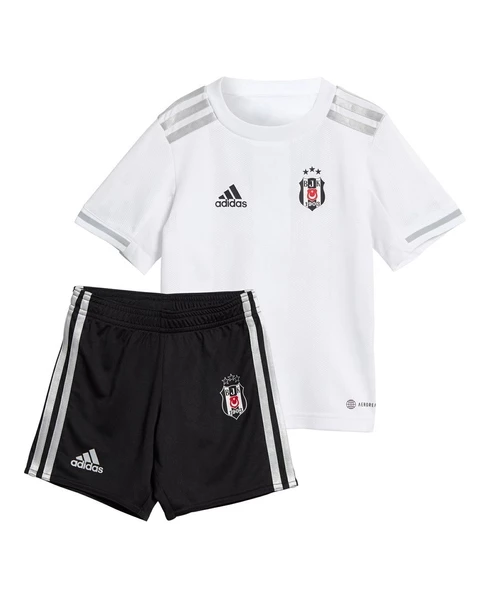 Beşiktaş Orijinal Lisanslı Bebek Forma Şort 2'li Set Hediyelik Ahşap Kutulu - 4