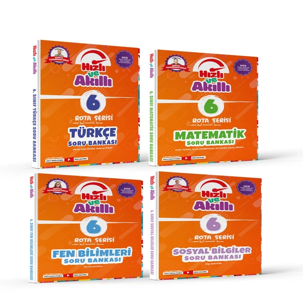 Tammat Yayıncılık 6.Sınıf Türkçe Matematik Fen Bilimleri ve Sosyal Bilimler Soru Bankası Seti 4 Kitap