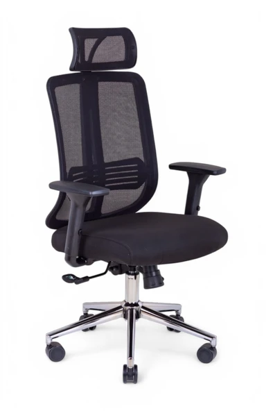 Paris Siyah Fileli Yönetici Koltuğu - 2