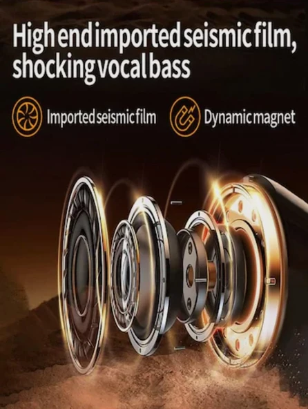 Blic Motosiklet intercom 1500mAh RGB ışıklı su geçirmez - 6