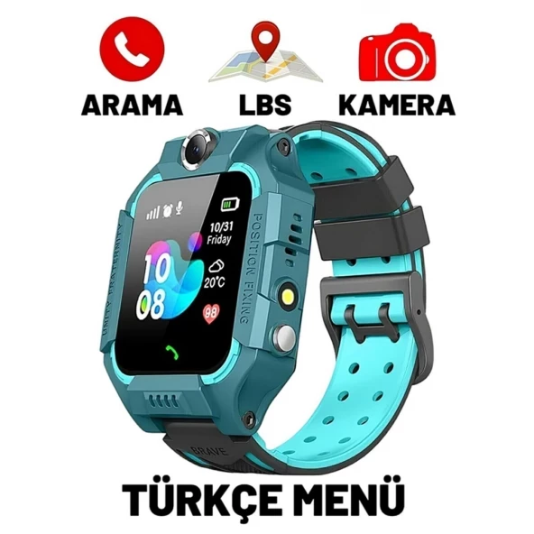 Akıllı Çocuk Takip Saati Sim Kartlı Arama, Kameralı G17