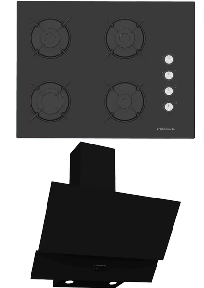 Termikel Ankastre Set (BH P7144C B + CH C6532C BB) - 1