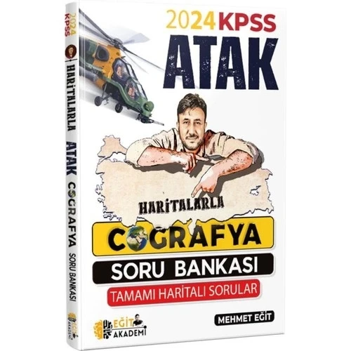 KPSS HARİTALARLA ATAK COĞRAFYA SORU BANKASI  MEHMET EGİT