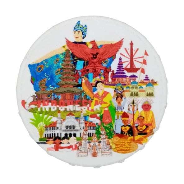 Endonezya Temalı Magnet Kapak Açacak ürün görseli