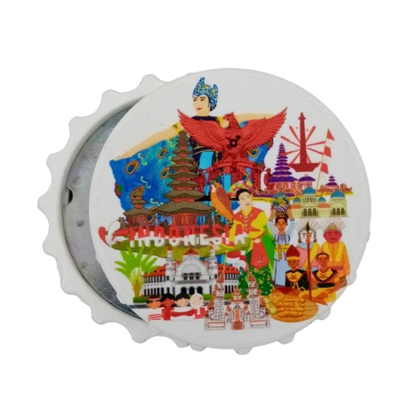 Endonezya Temalı Magnet Kapak Açacak - Resim 3