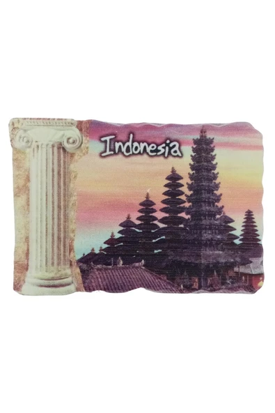 Endonezya Temalı Sütun Magnet - 3