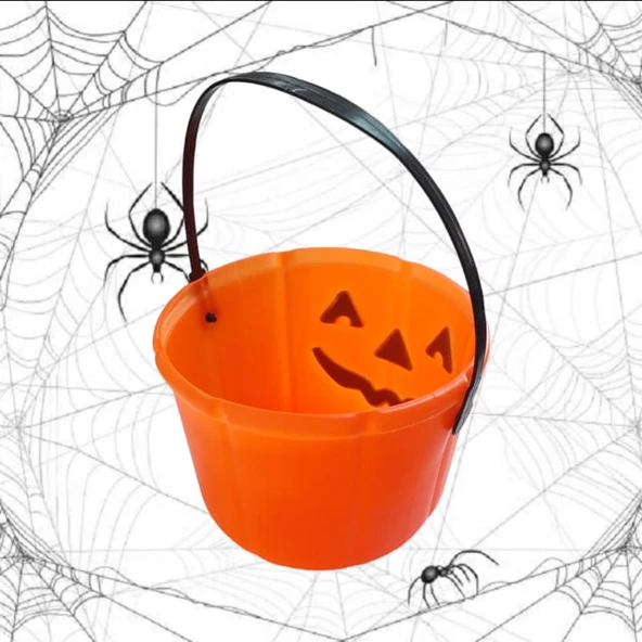 Cadılar Bayramı Kabak Kova 17x13cm - Resim 2