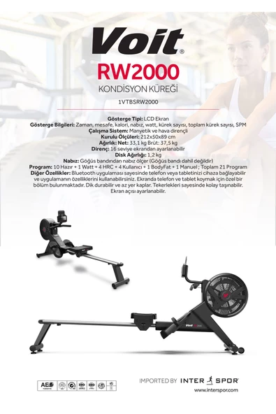RW2000 Kondisyon Küreği - 3