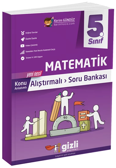 GİZLİ YAYINLARI 5. Sınıf Matematik Alıştırmalı Soru Bankası