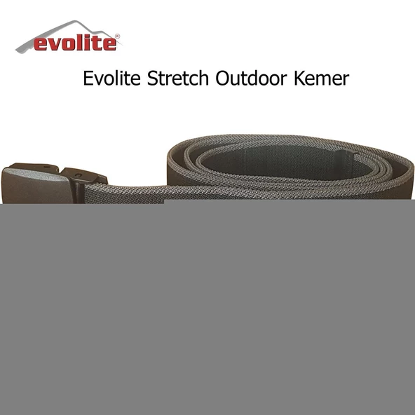 Evolite Stretch Belt 3 Cm 1.15 M E-5504 Grey