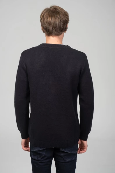 Erkek Önü Düğmeli Kışlık Hırka - 8