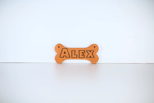 MANDU Ahşap İsimlik Kemik - 3