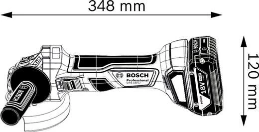 Bosch GWS 180-Lİ 2x5.0Ah-125 mm Akülü Taşlama - 2